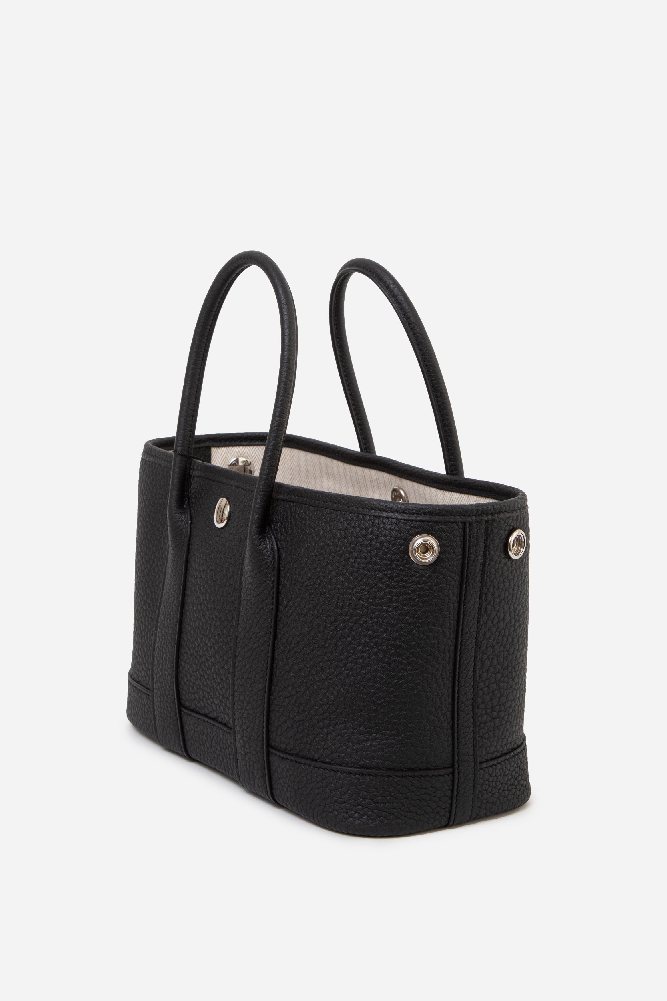 Hermes 2025 Black Negonda Leather Mini Garden 23