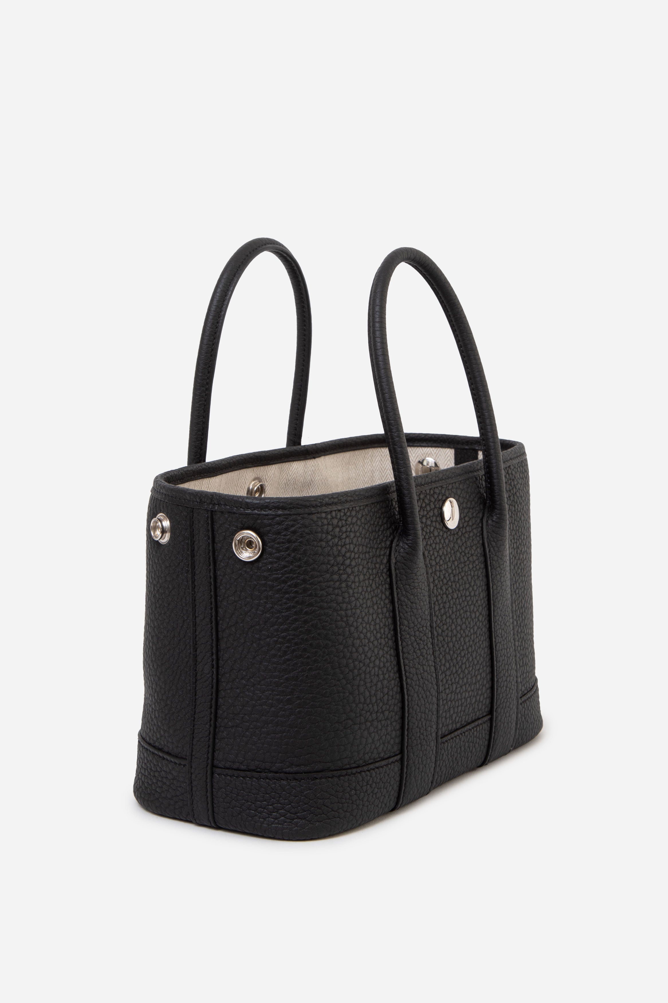 Hermes 2025 Black Negonda Leather Mini Garden 23