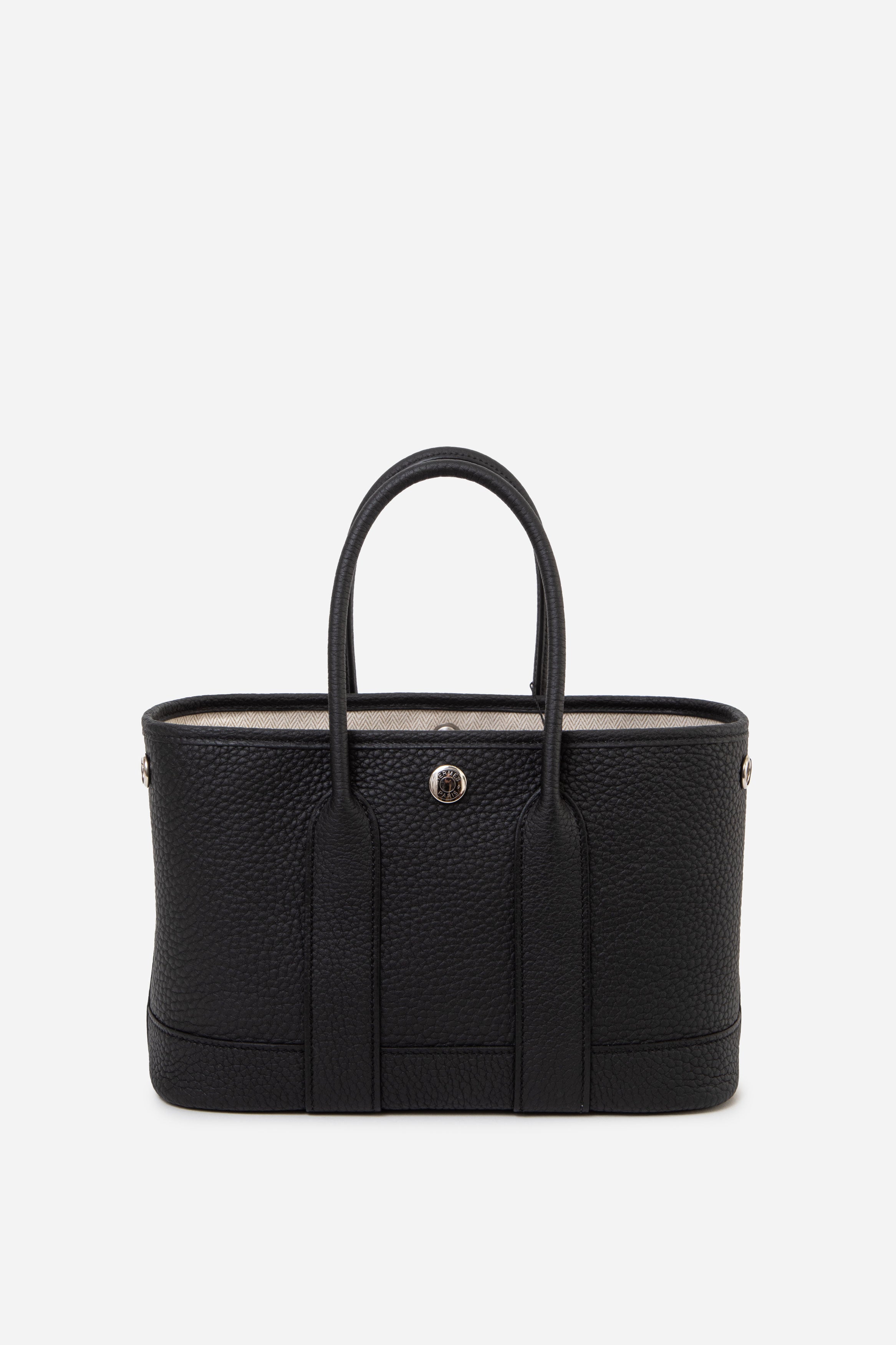 Hermes 2025 Black Negonda Leather Mini Garden 23