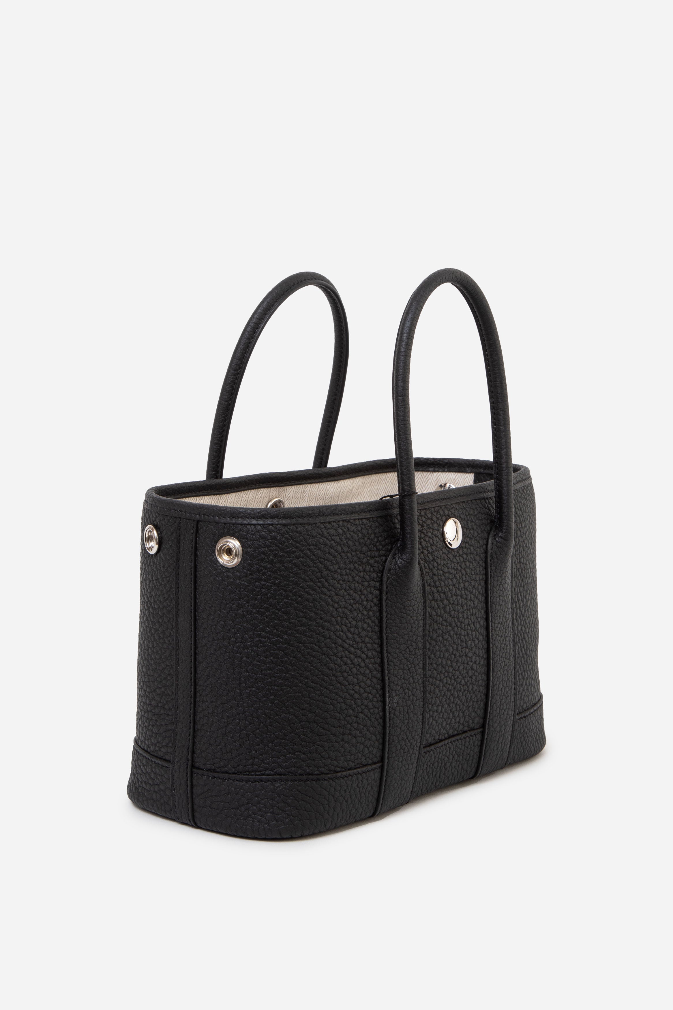 Hermes 2025 Black Negonda Leather Mini Garden 23