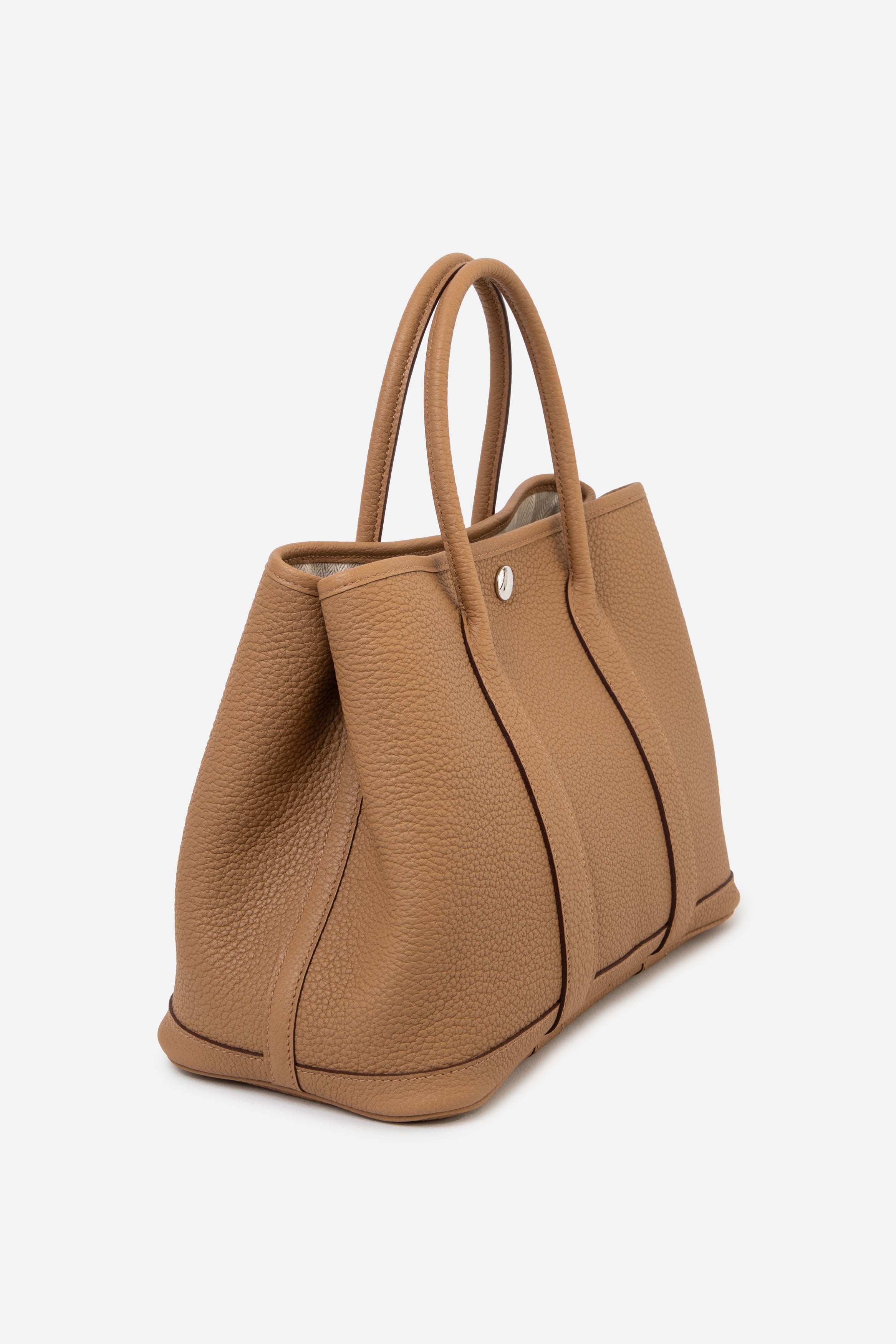 Hermes 2022 Biscuit Negonda Leather Garden Party 30