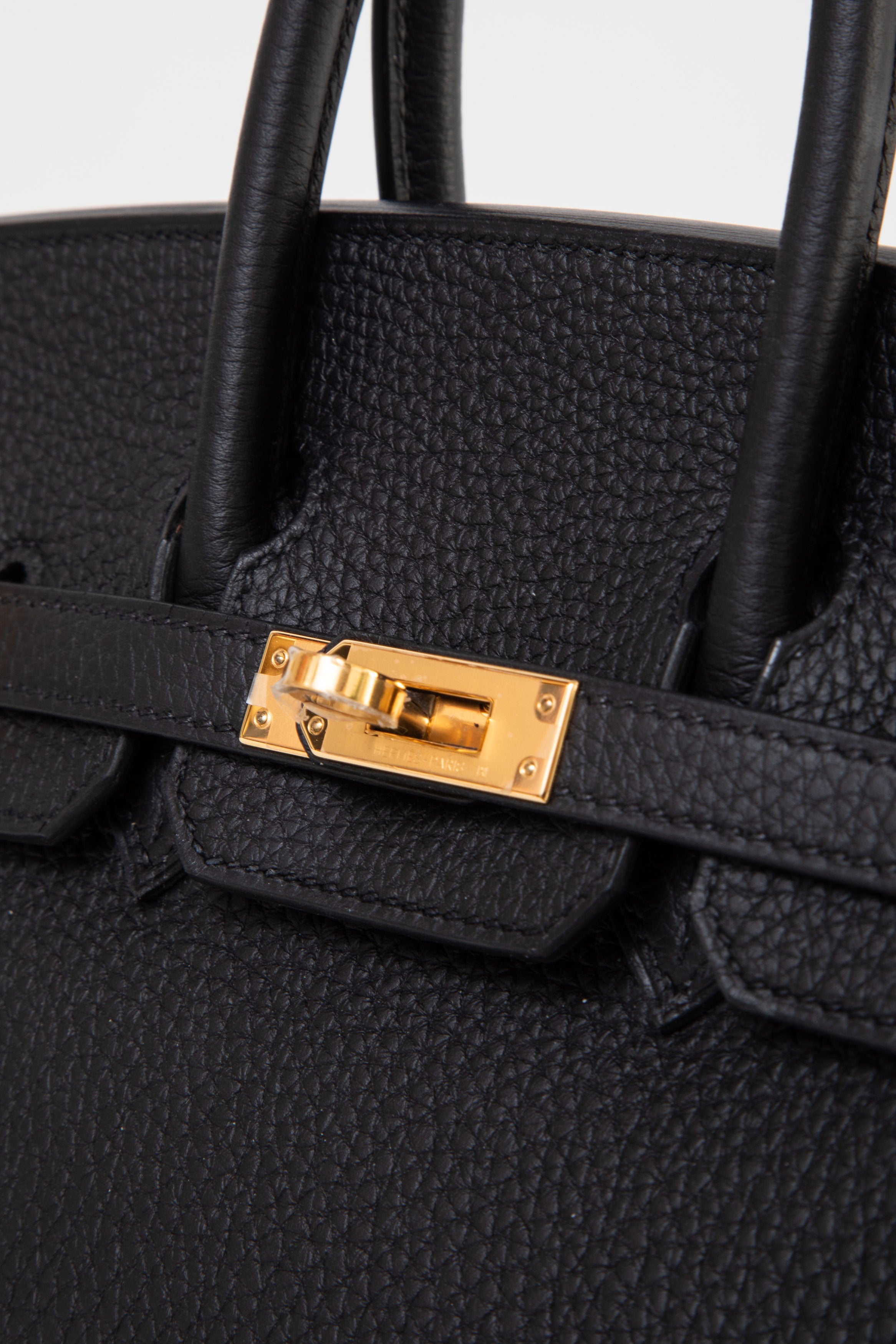 Hermes 2021 Black Togo Leather GHW Birkin 25