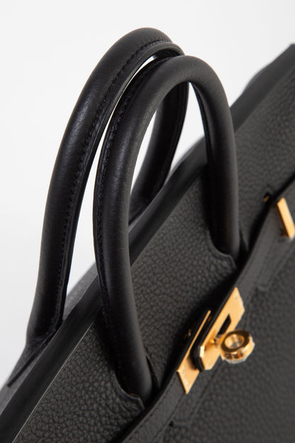 Hermes 2021 Black Togo Leather GHW Birkin 25