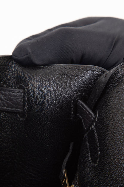 Hermes 2021 Black Togo Leather GHW Birkin 25