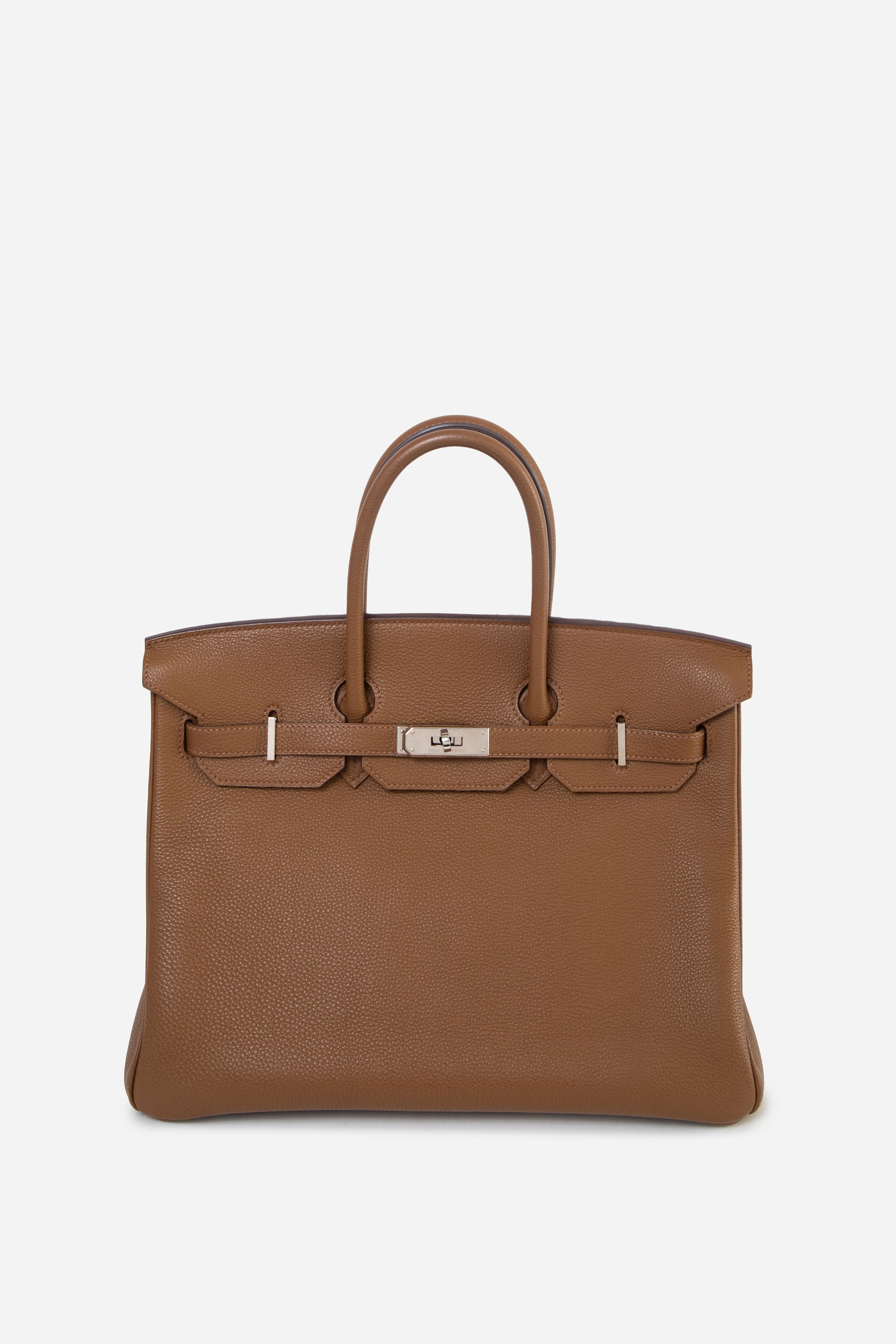 Hermes 2009 Brown Togo Leather Birkin 35