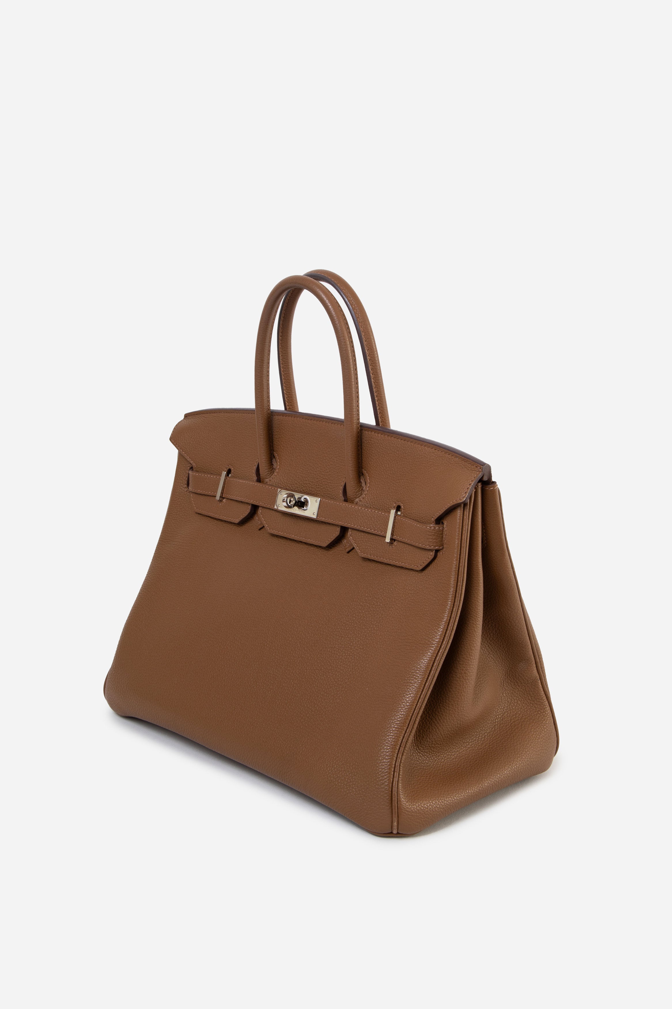Hermes 2009 Brown Togo Leather Birkin 35