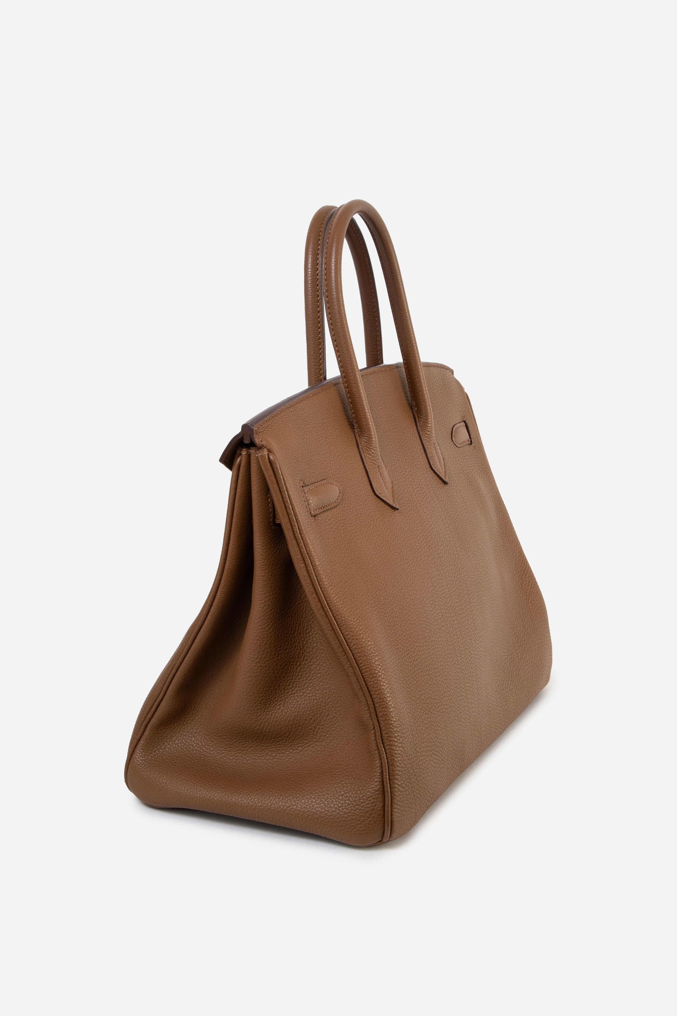 Hermes 2009 Brown Togo Leather Birkin 35