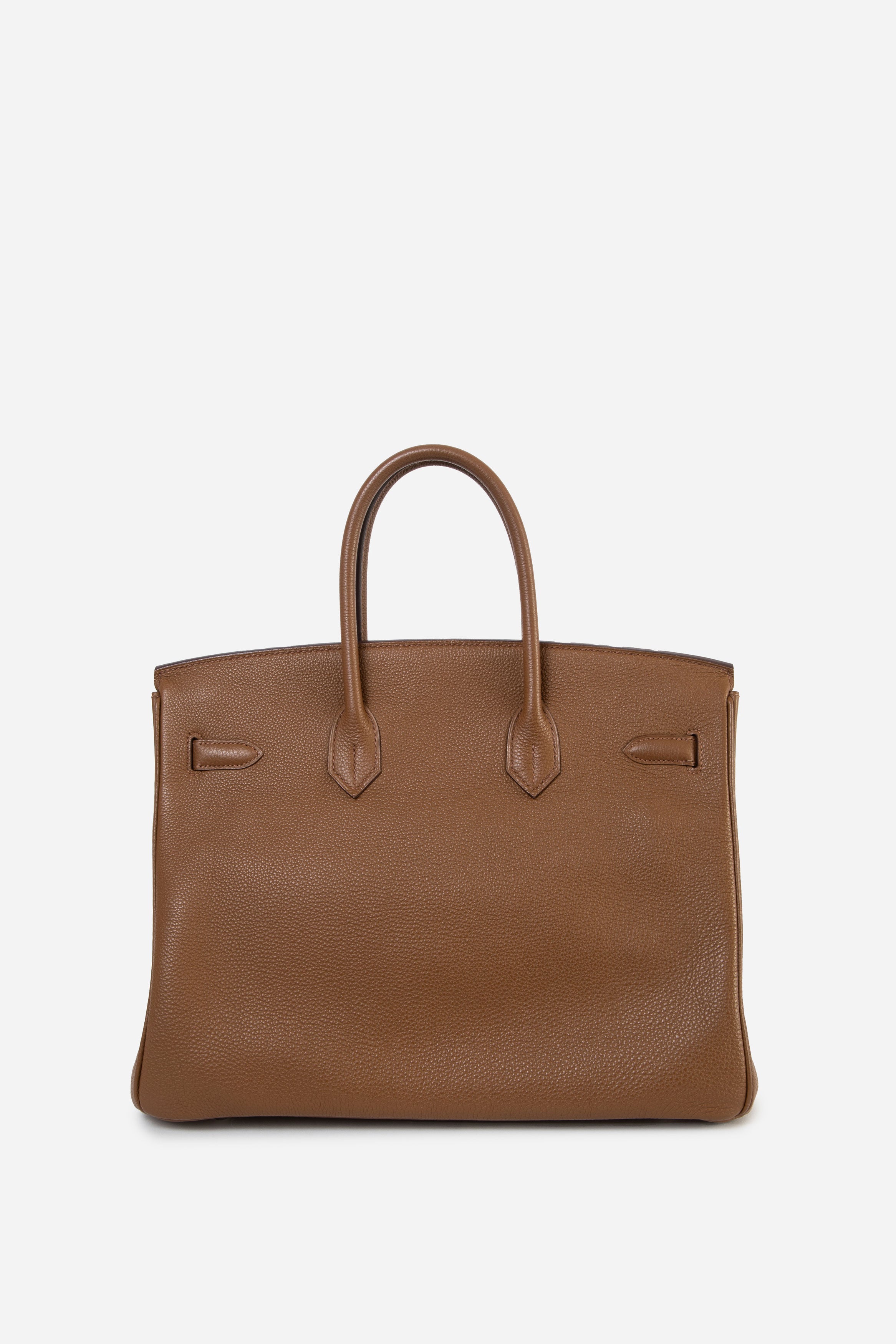Hermes 2009 Brown Togo Leather Birkin 35