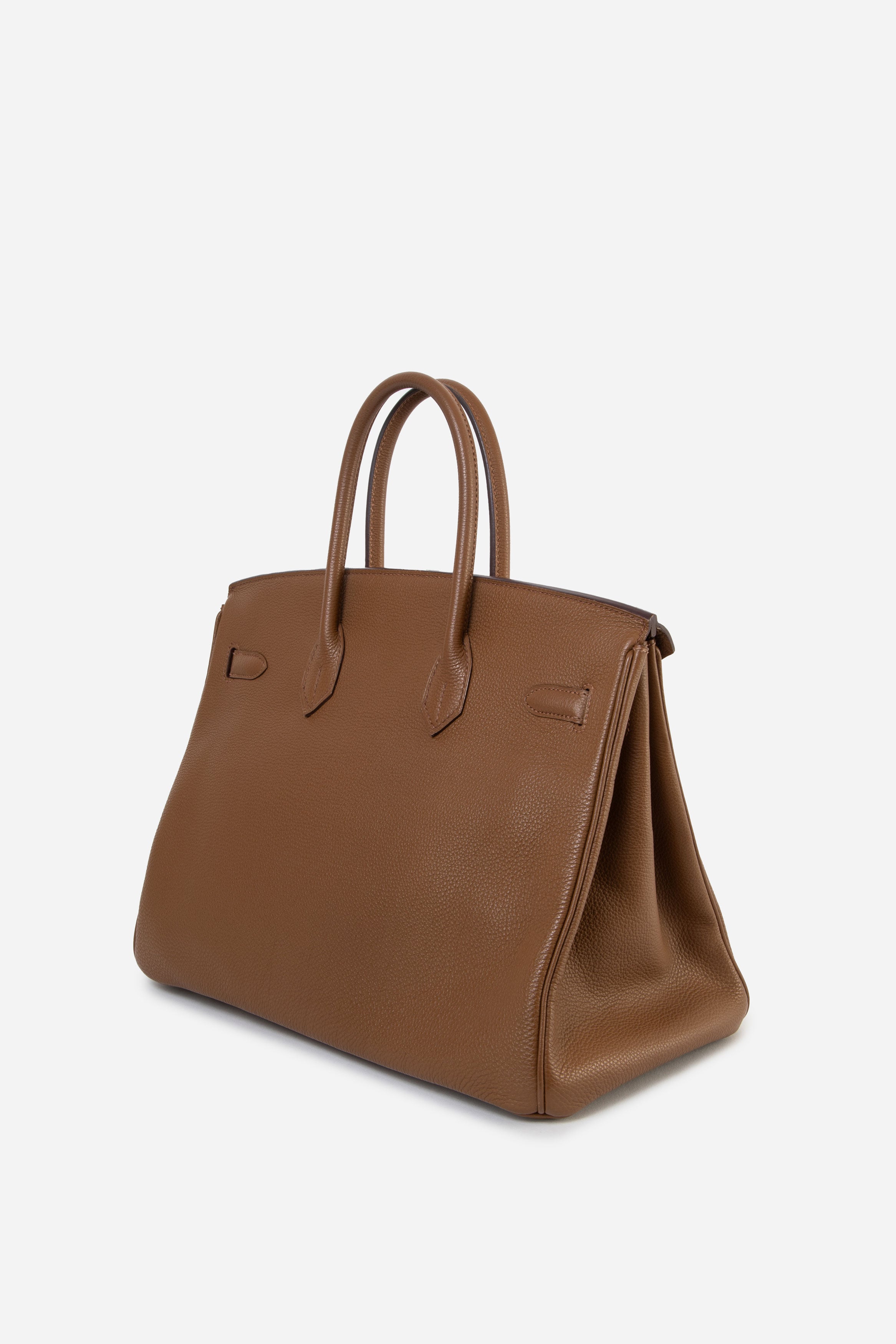Hermes 2009 Brown Togo Leather Birkin 35