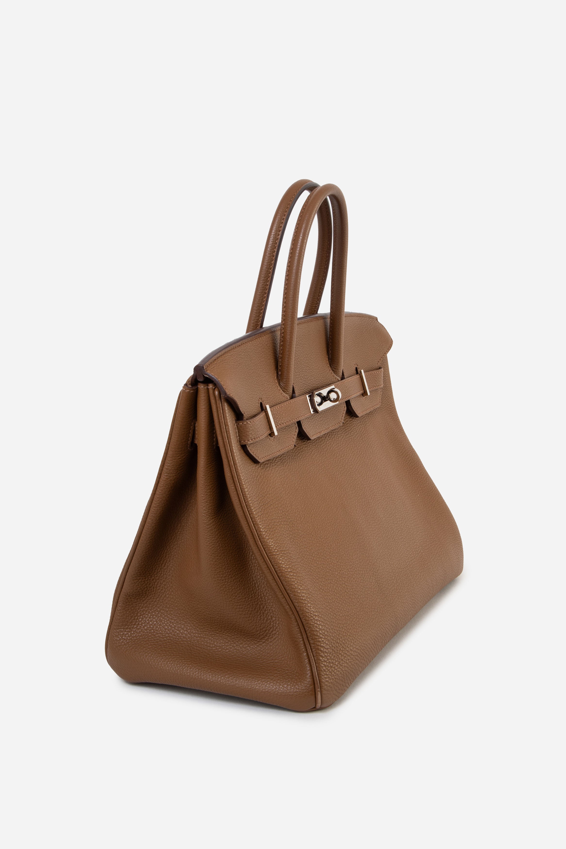 Hermes 2009 Brown Togo Leather Birkin 35