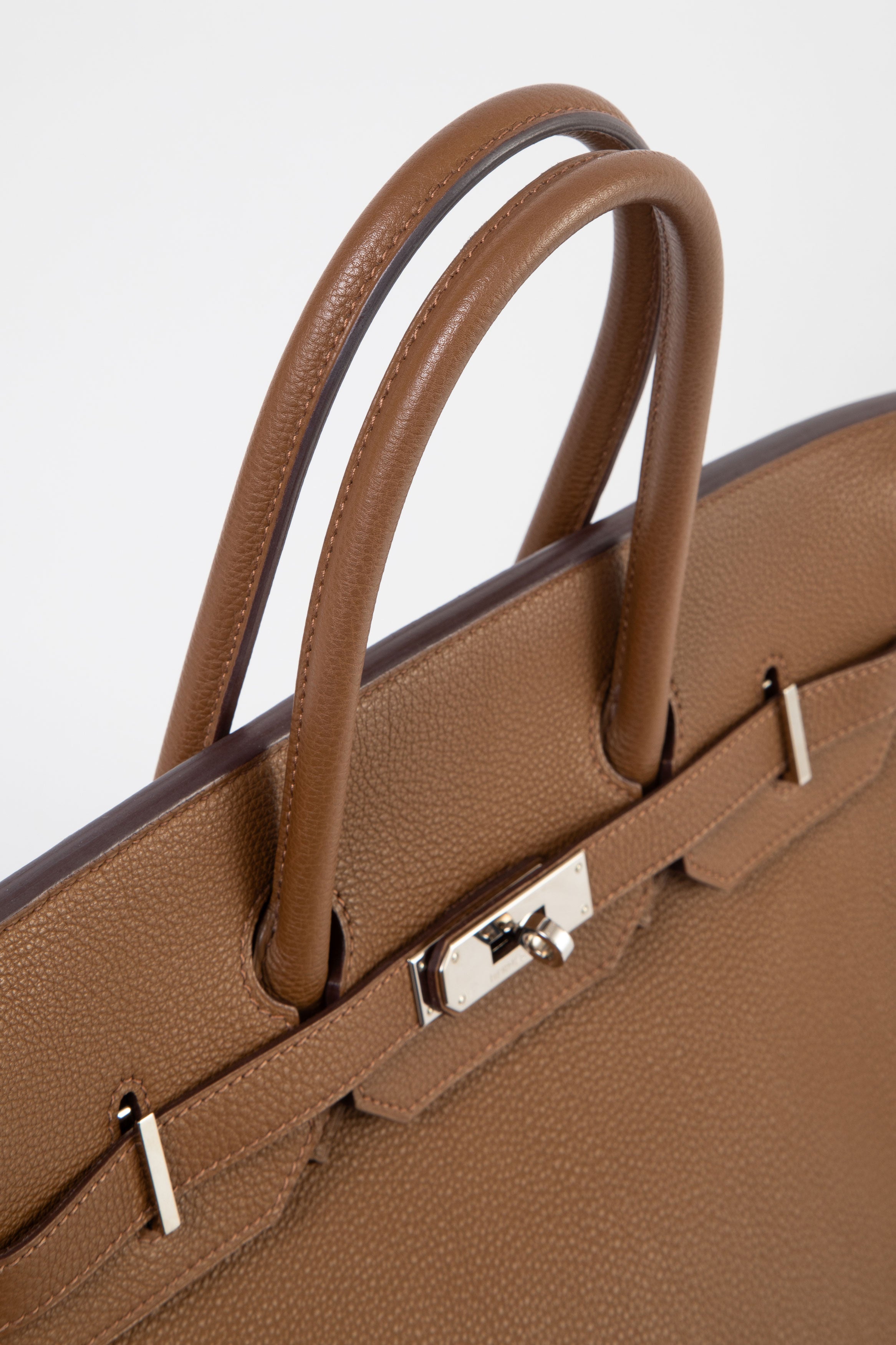 Hermes 2009 Brown Togo Leather Birkin 35