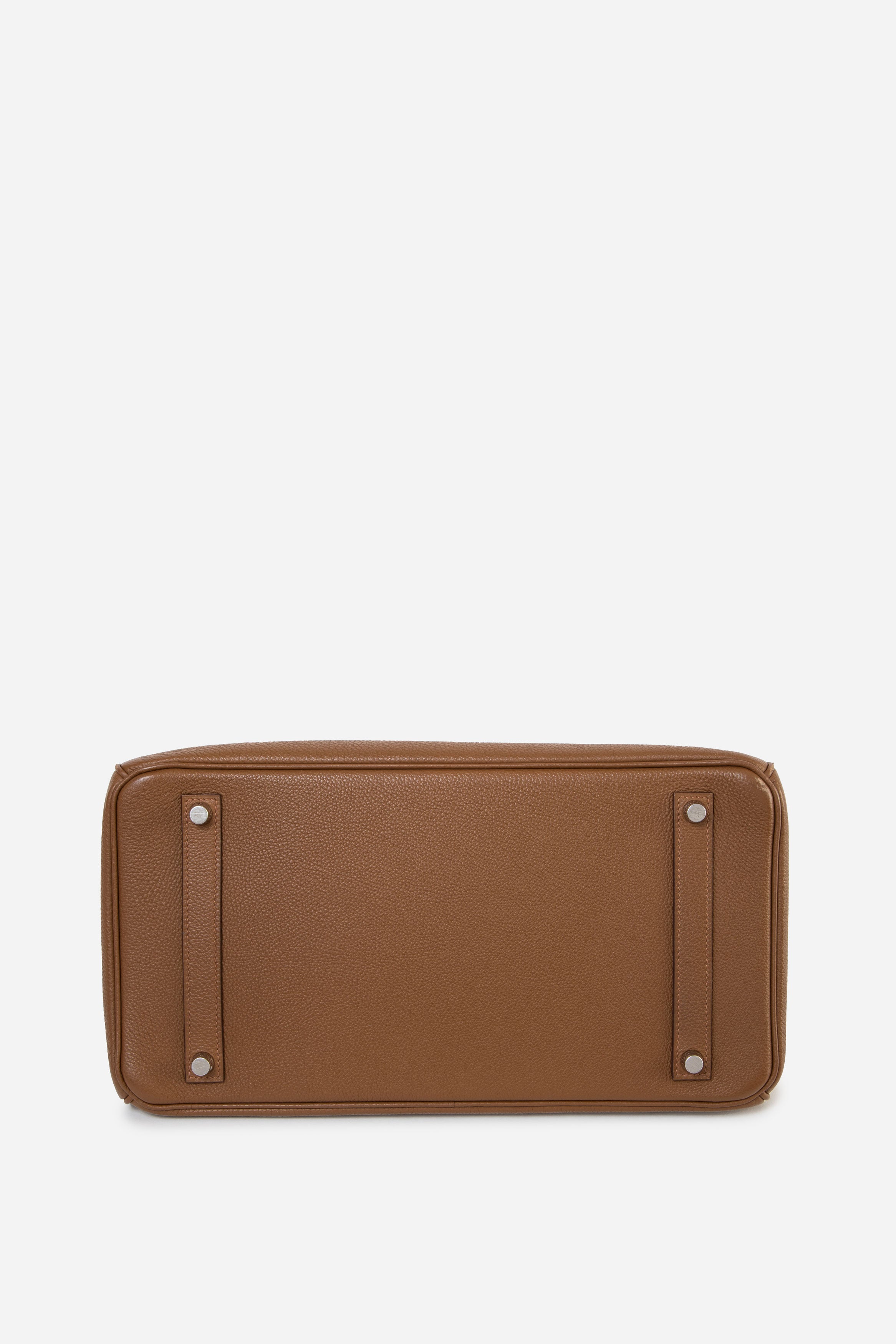 Hermes 2009 Brown Togo Leather Birkin 35