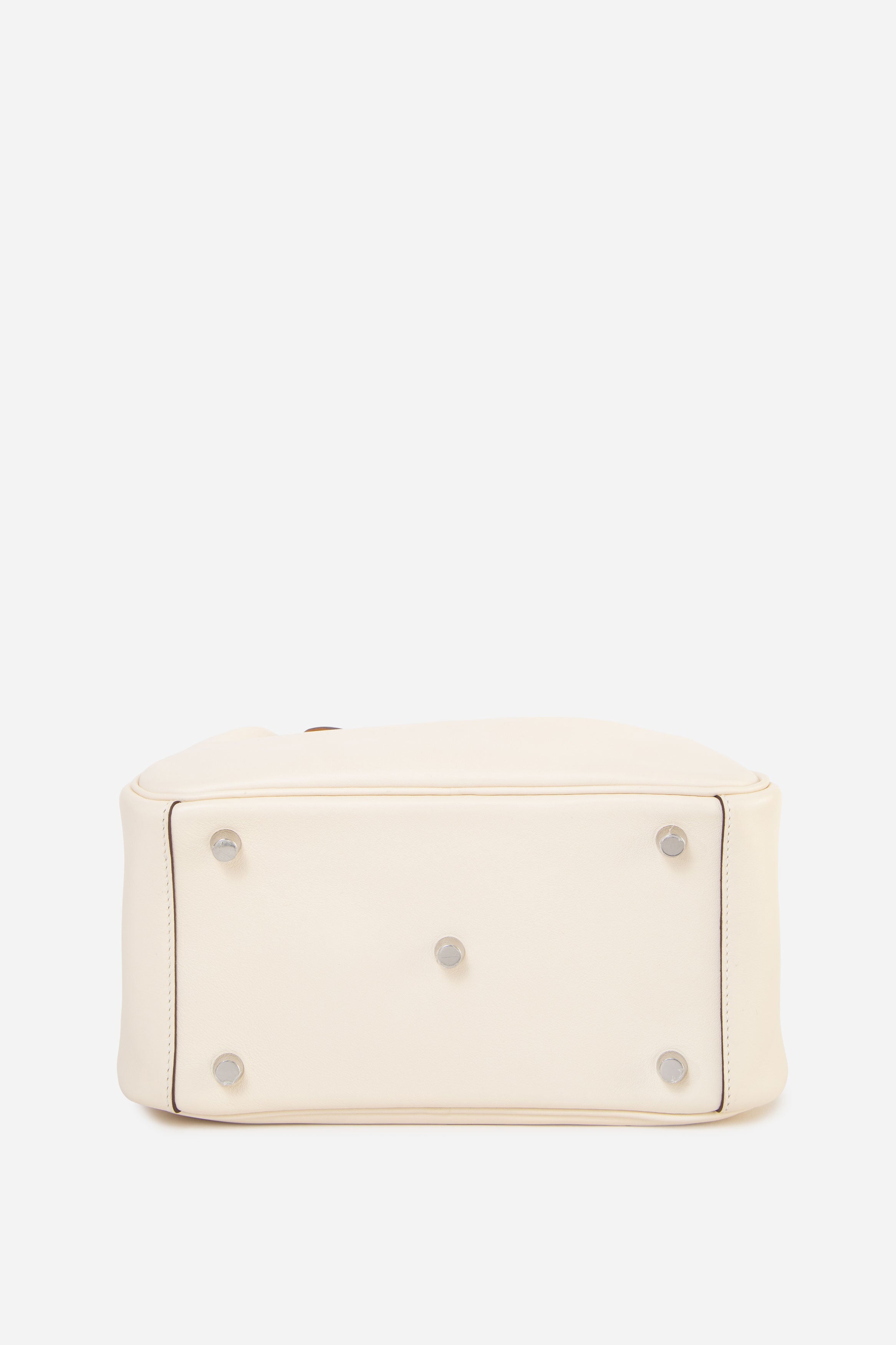 Hermes 2021 White Swift Leather Lindy 26
