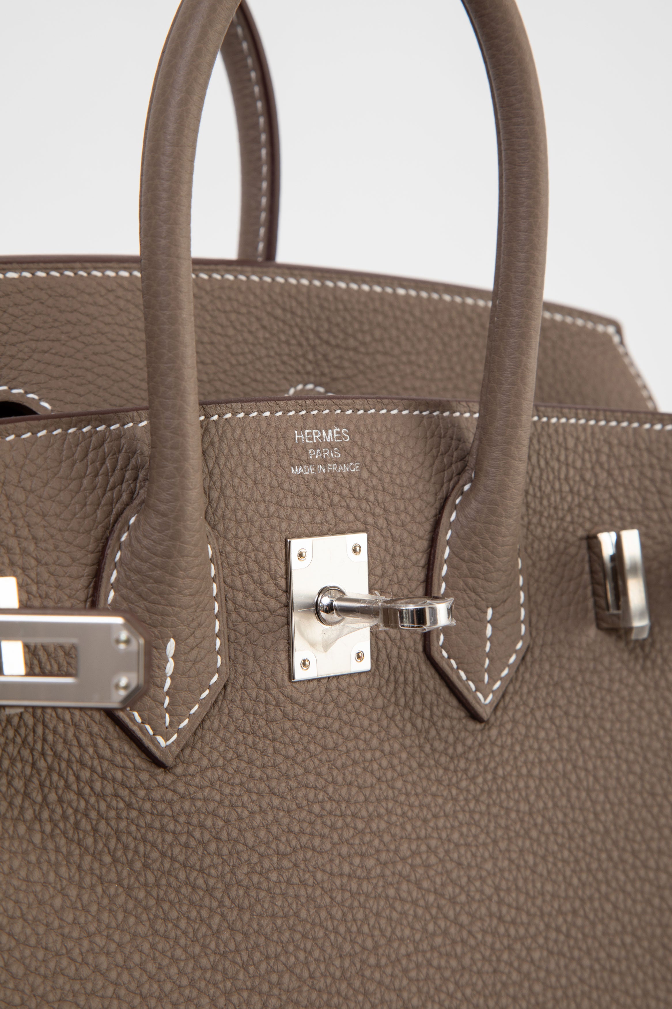 Hermes 2024 Etoupe Togo Leather Birkin 25