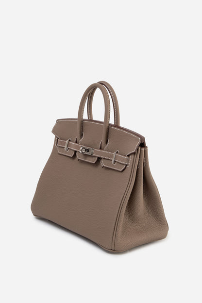 Hermes 2024 Etoupe Togo Leather Birkin 25