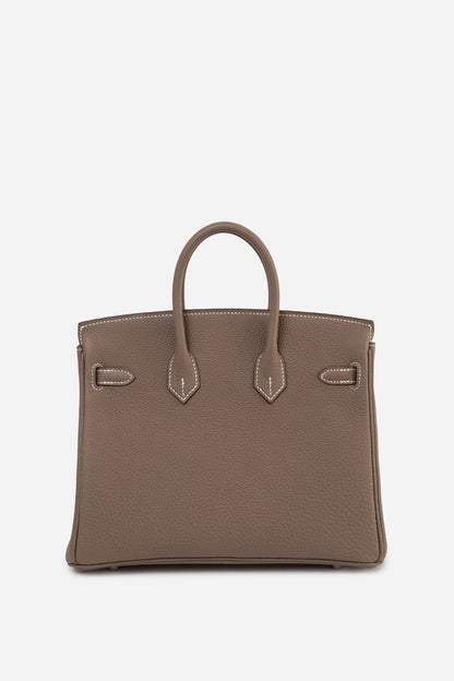 Hermes 2024 Etoupe Togo Leather Birkin 25