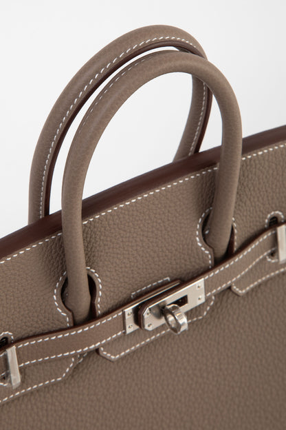 Hermes 2024 Etoupe Togo Leather Birkin 25