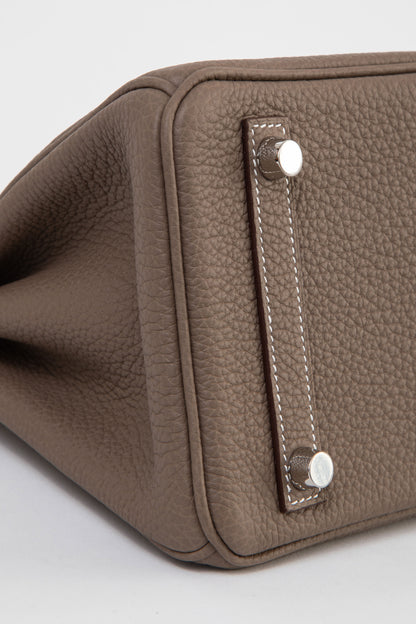 Hermes 2024 Etoupe Togo Leather Birkin 25