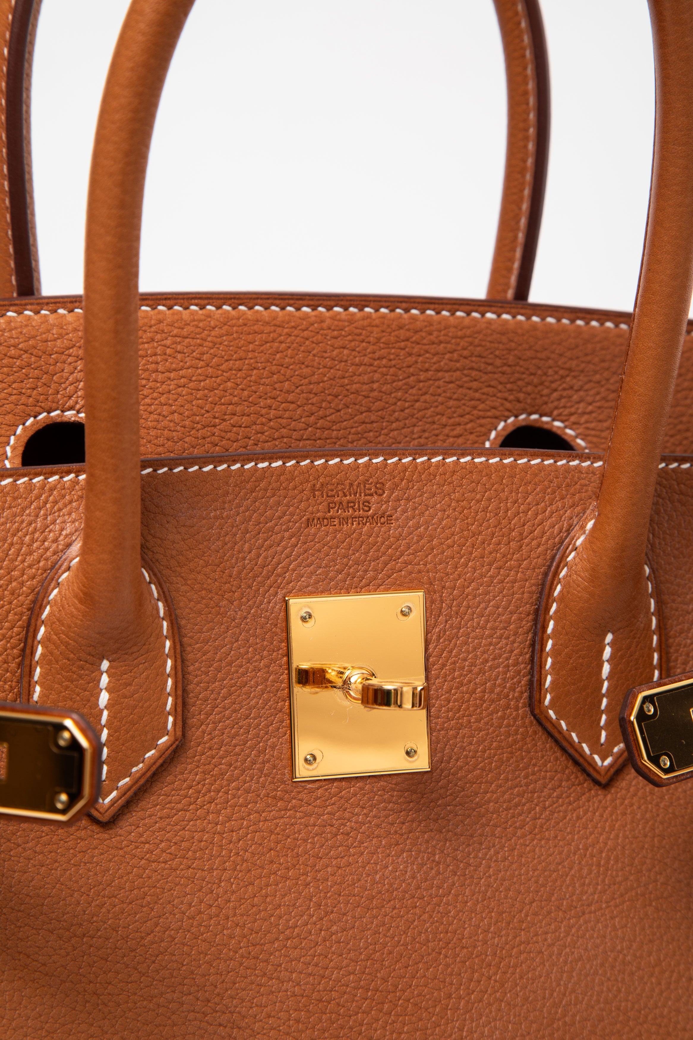 Hermès 2019 Fauve Barenia Faubourg Birkin 30 GHW