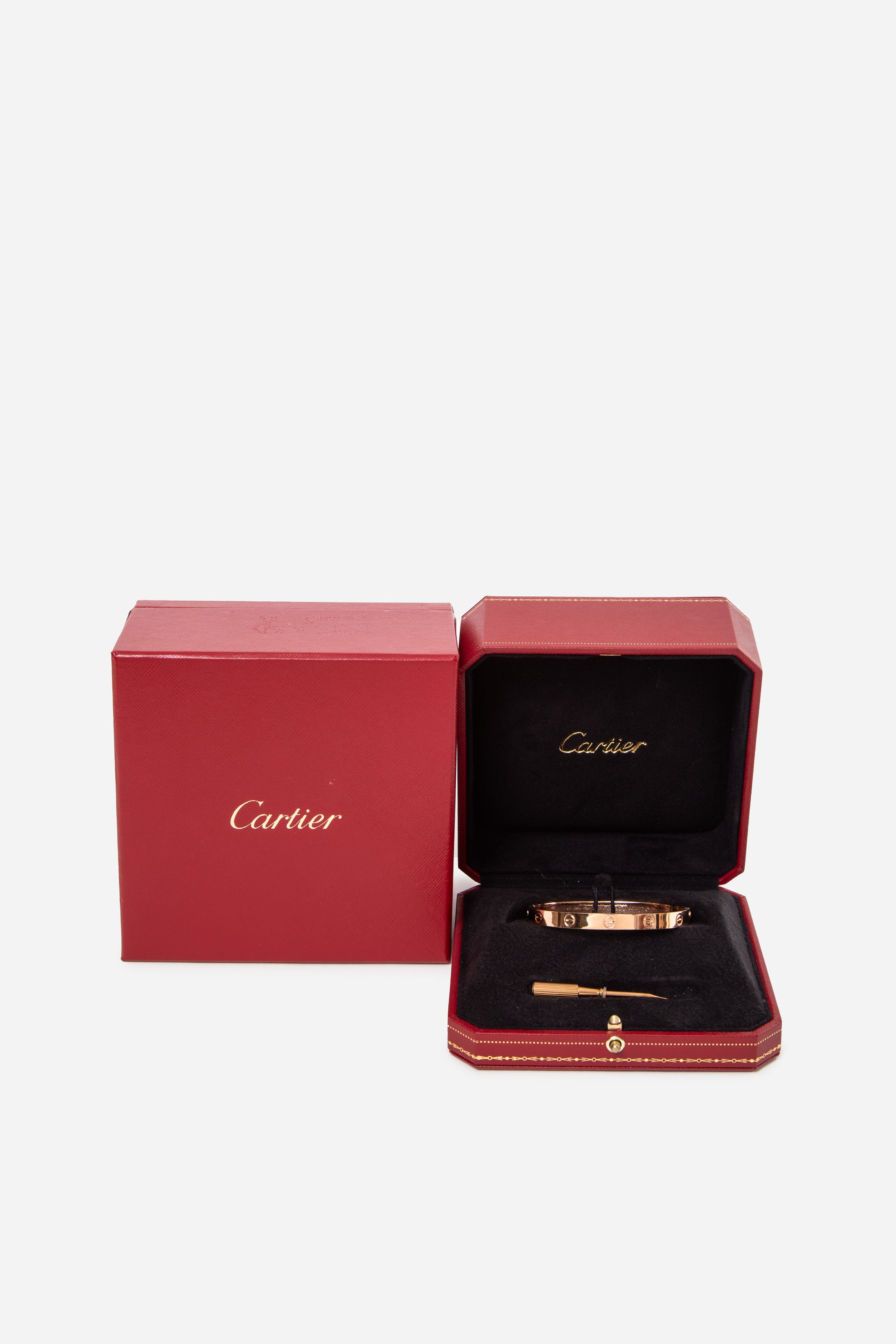 Cartier Love Bracelet 6.1mm 18K Rose Gold #17