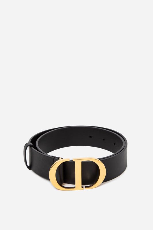 Dior 30 Montaigne Calfskin Leather Belt