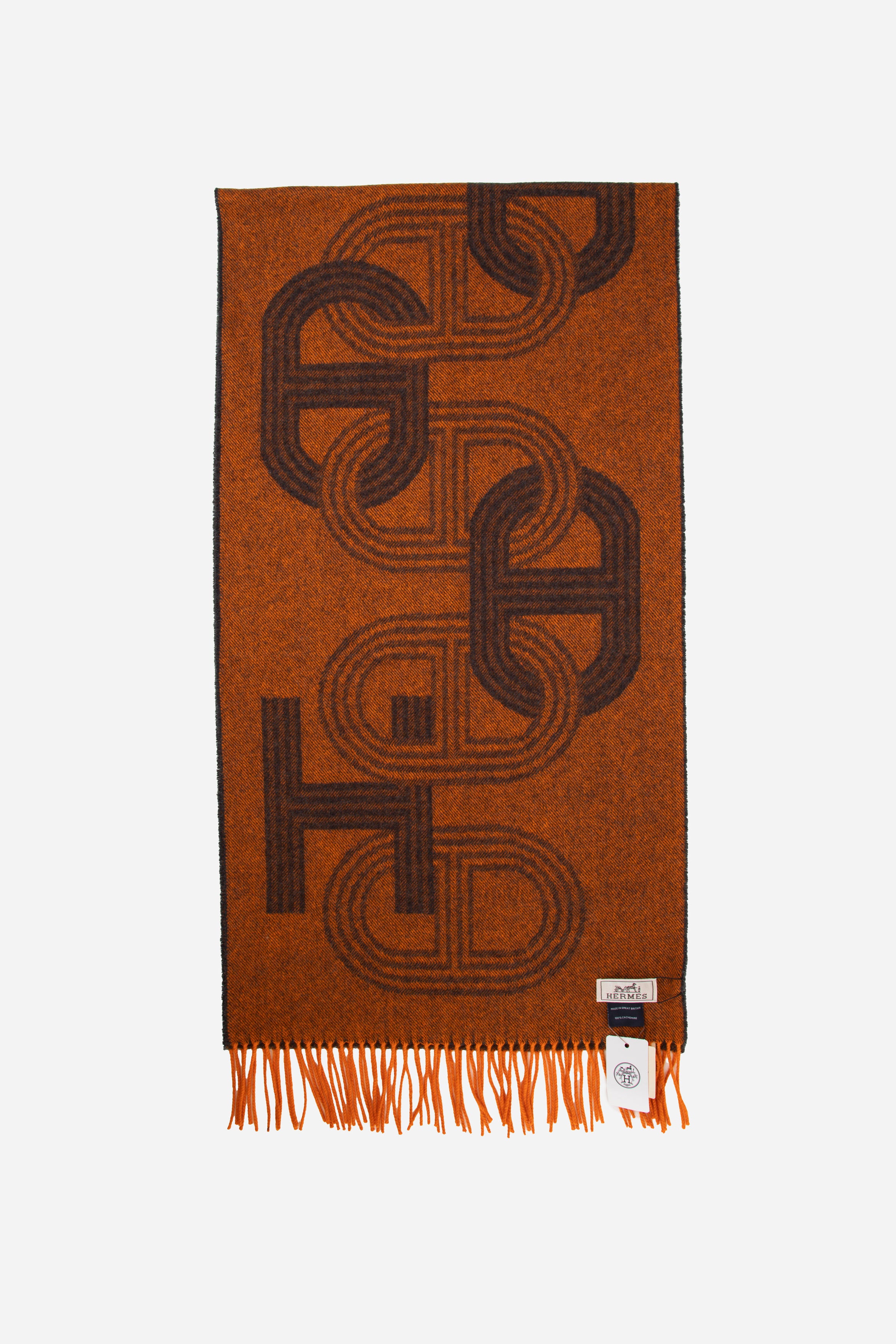 Hermes Circuit 24 Faubourg Cashmere Scarf NWT