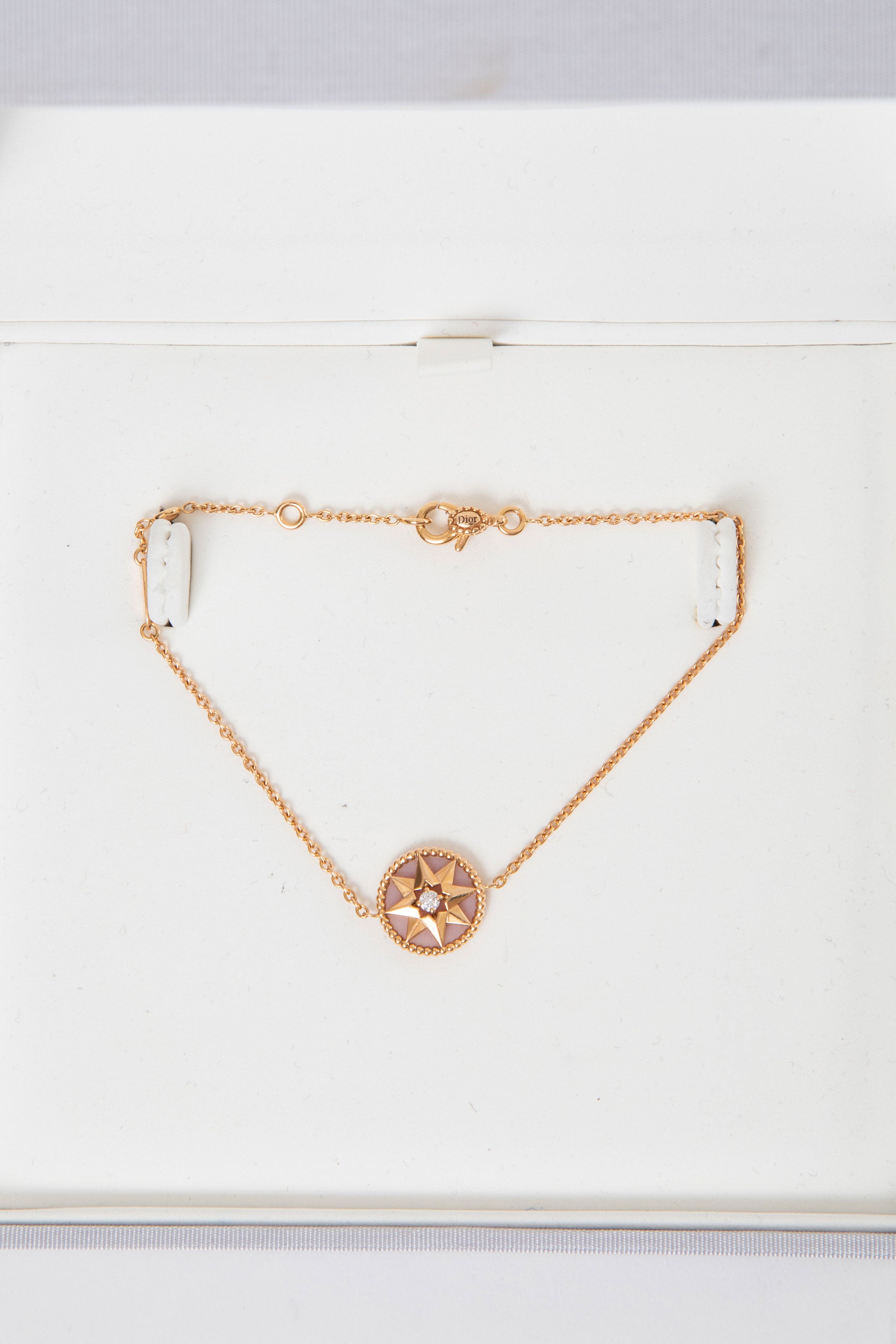 Dior Rose des Vents Bracelet 18K/Diamond/Pink Opal