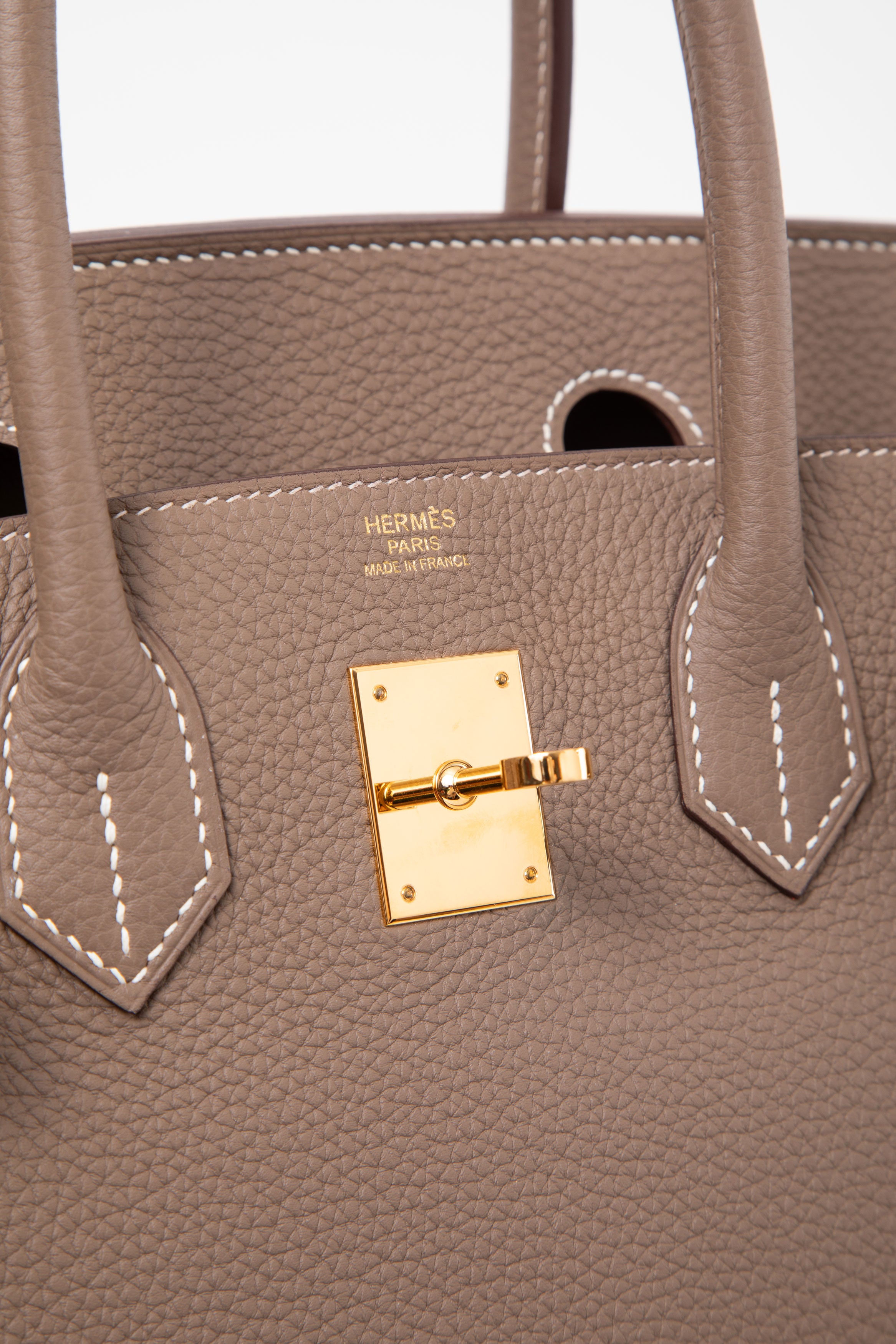 Hermès 2018 Etoupe Togo Leather Birkin 30 GHW