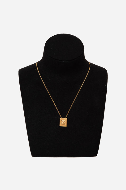Celine Alphabet Z Necklace