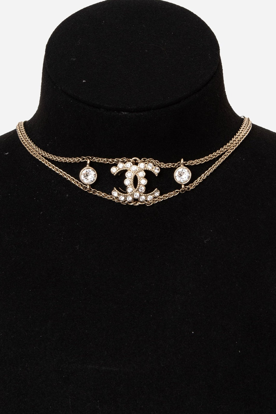 Pre-Owned Chanel 2020 Double Chain Choker