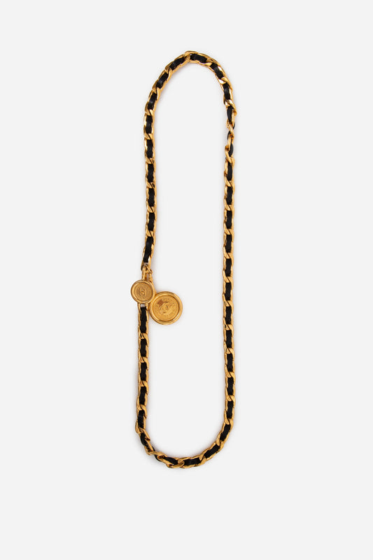 Pre-Owned Chanel 1995 Medallion Chain Belt