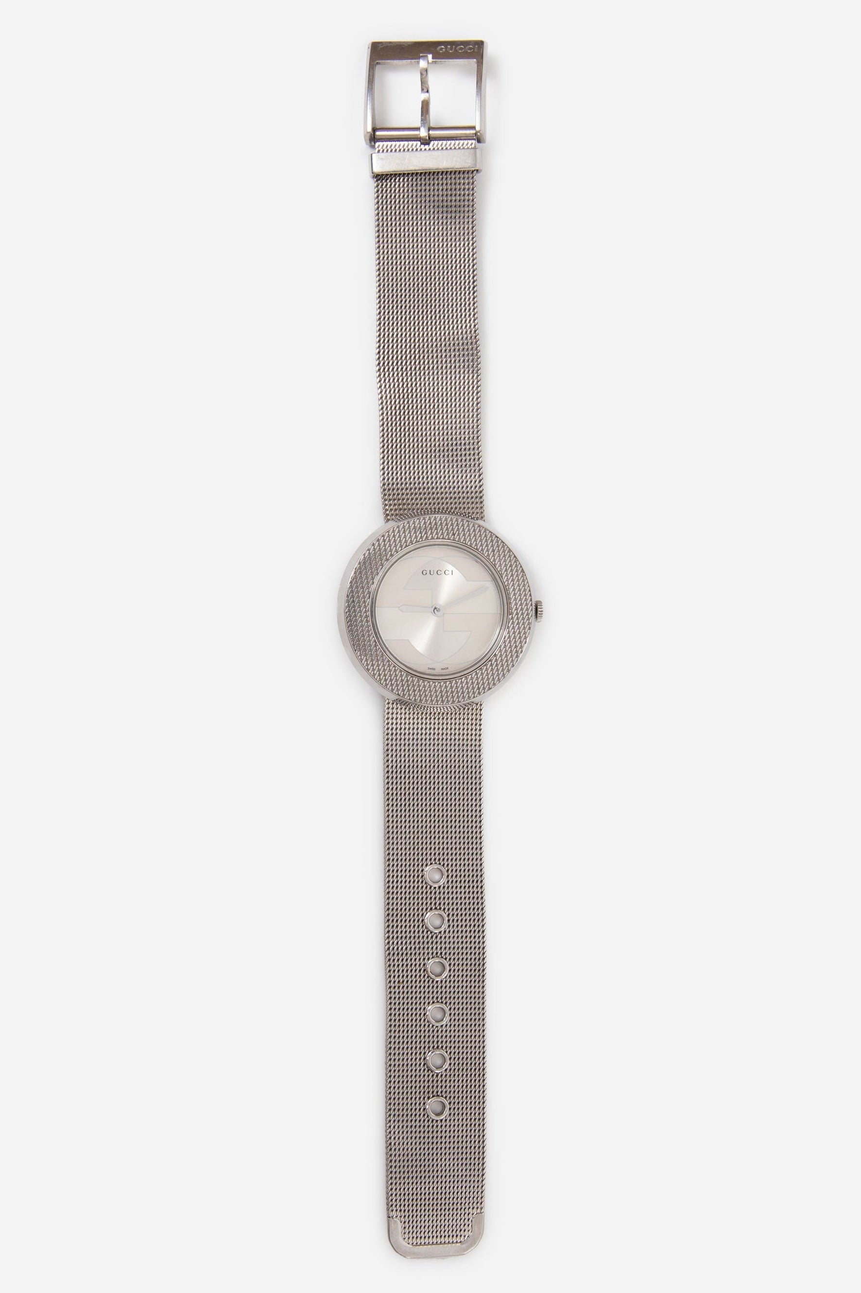 Gucci Stainless Steel 36mm U-Play Mesh Quartz Watch