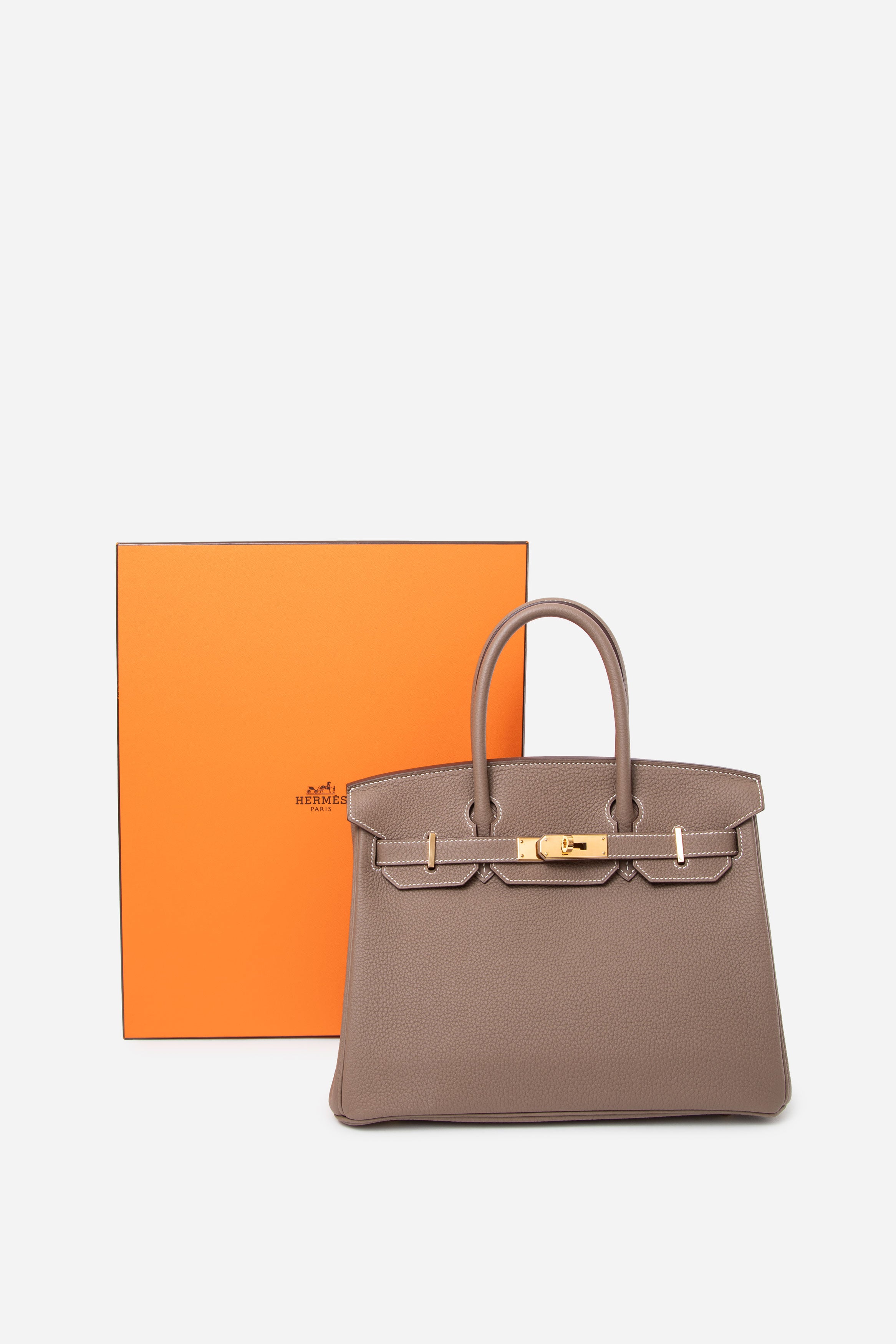 Hermès 2018 Etoupe Togo Leather Birkin 30 GHW