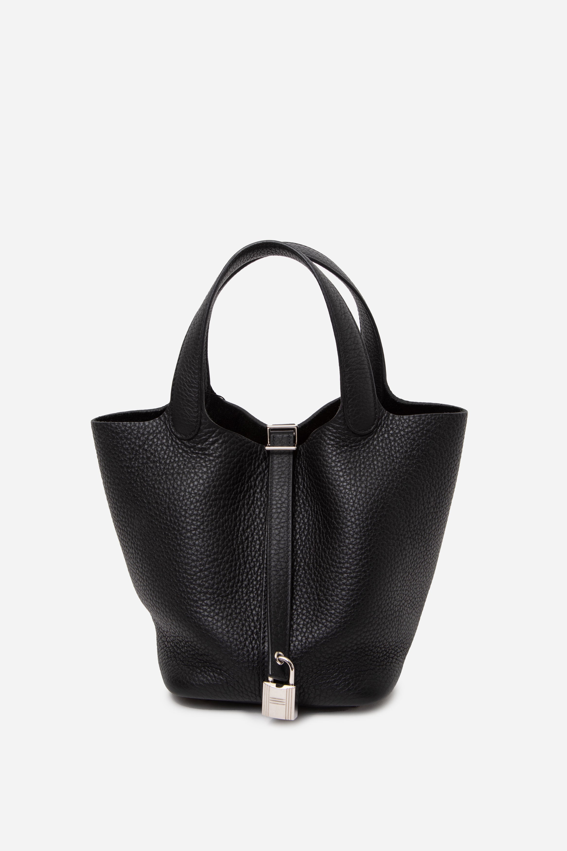 Hermès 2021 Black Clemence Picotin 18