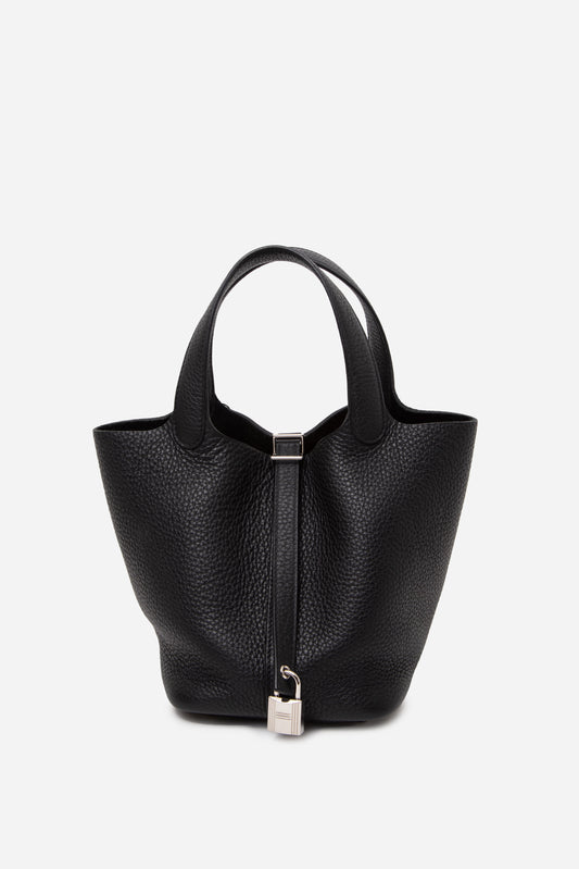 Hermès 2021 Black Clemence Picotin 18