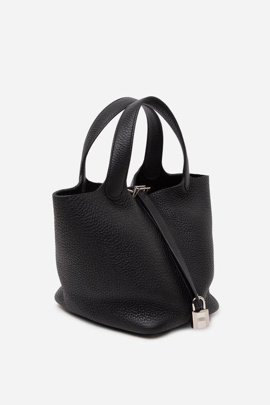 Hermès 2021 Black Clemence Picotin 18