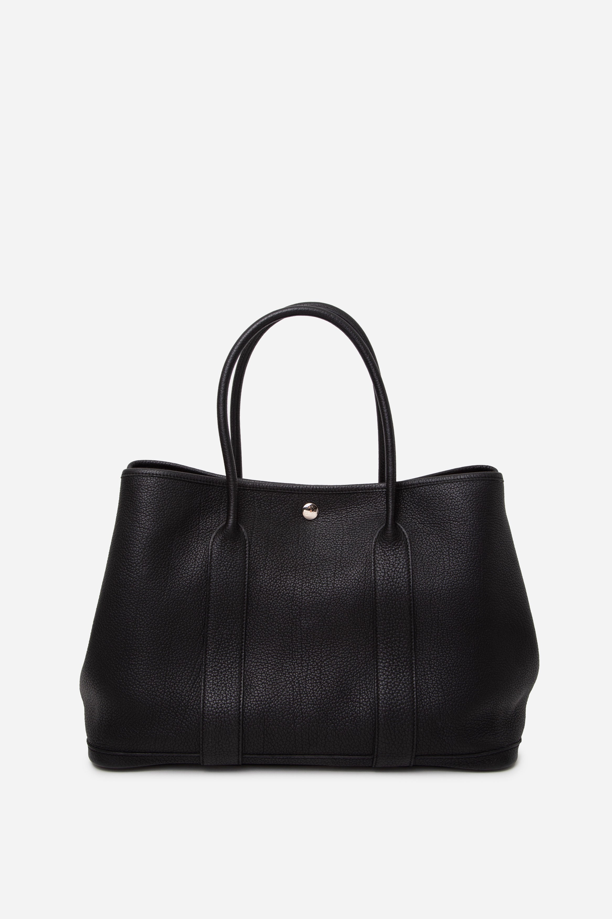 Hermes 2012 Black Togo Garden Party 36