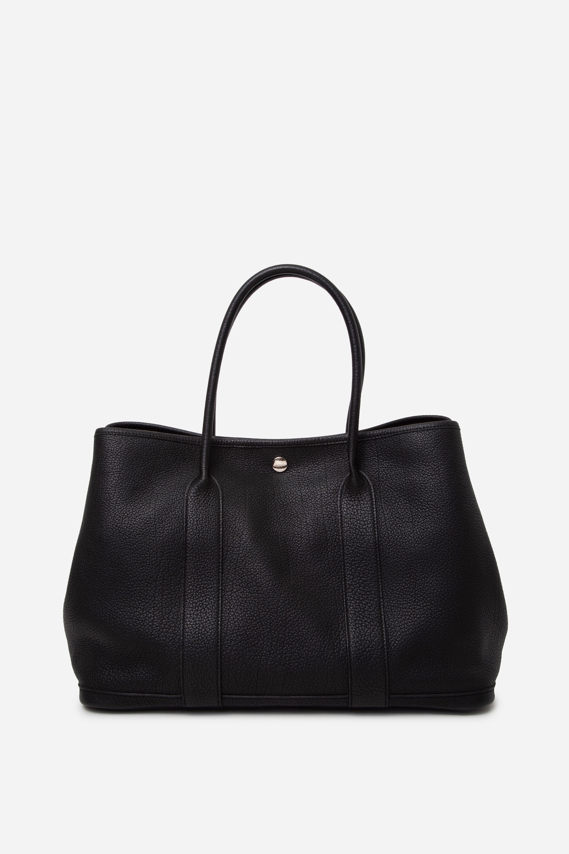 Hermes 2012 Black Togo Garden Party 36