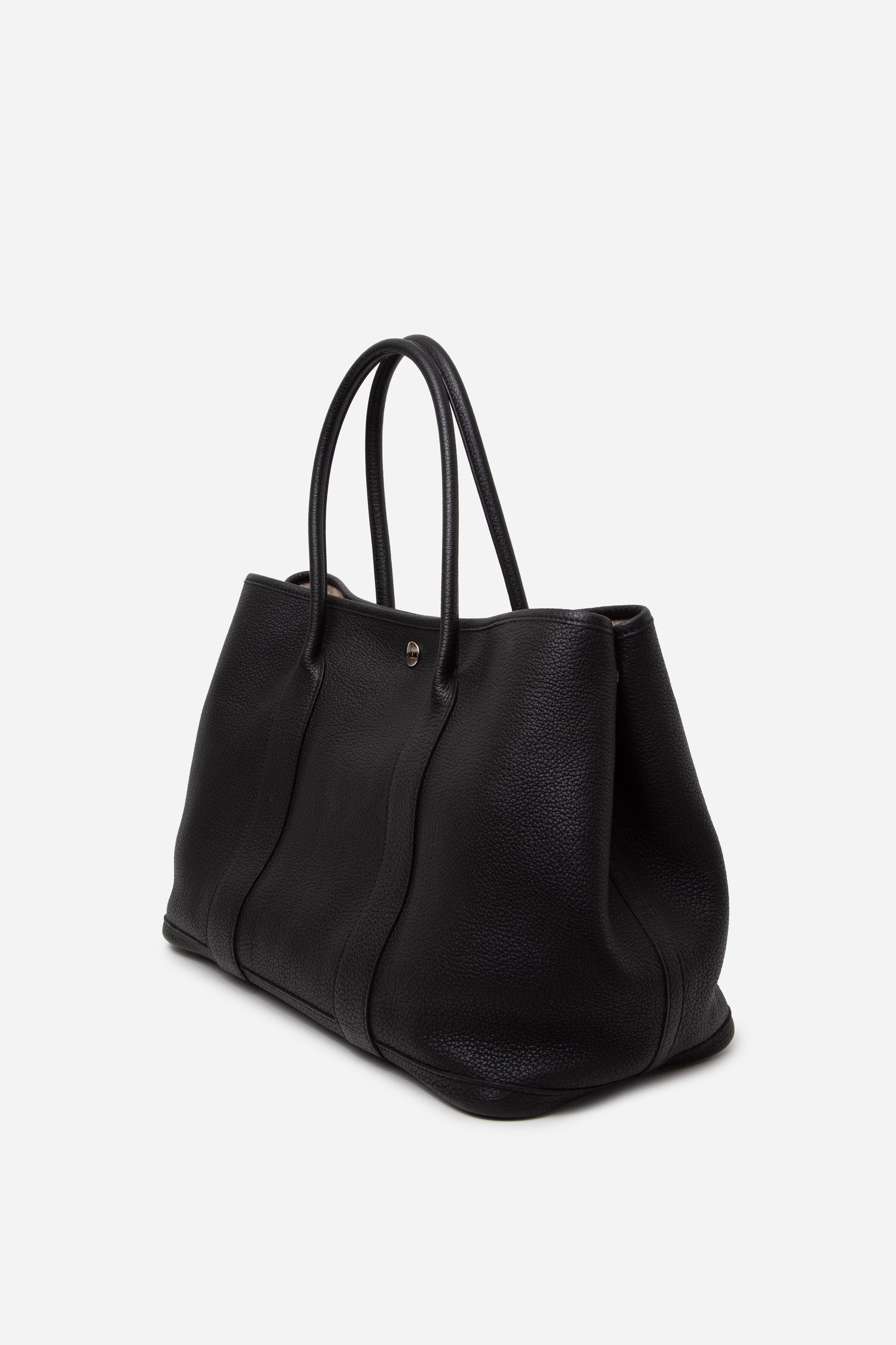 Hermes 2012 Black Togo Garden Party 36
