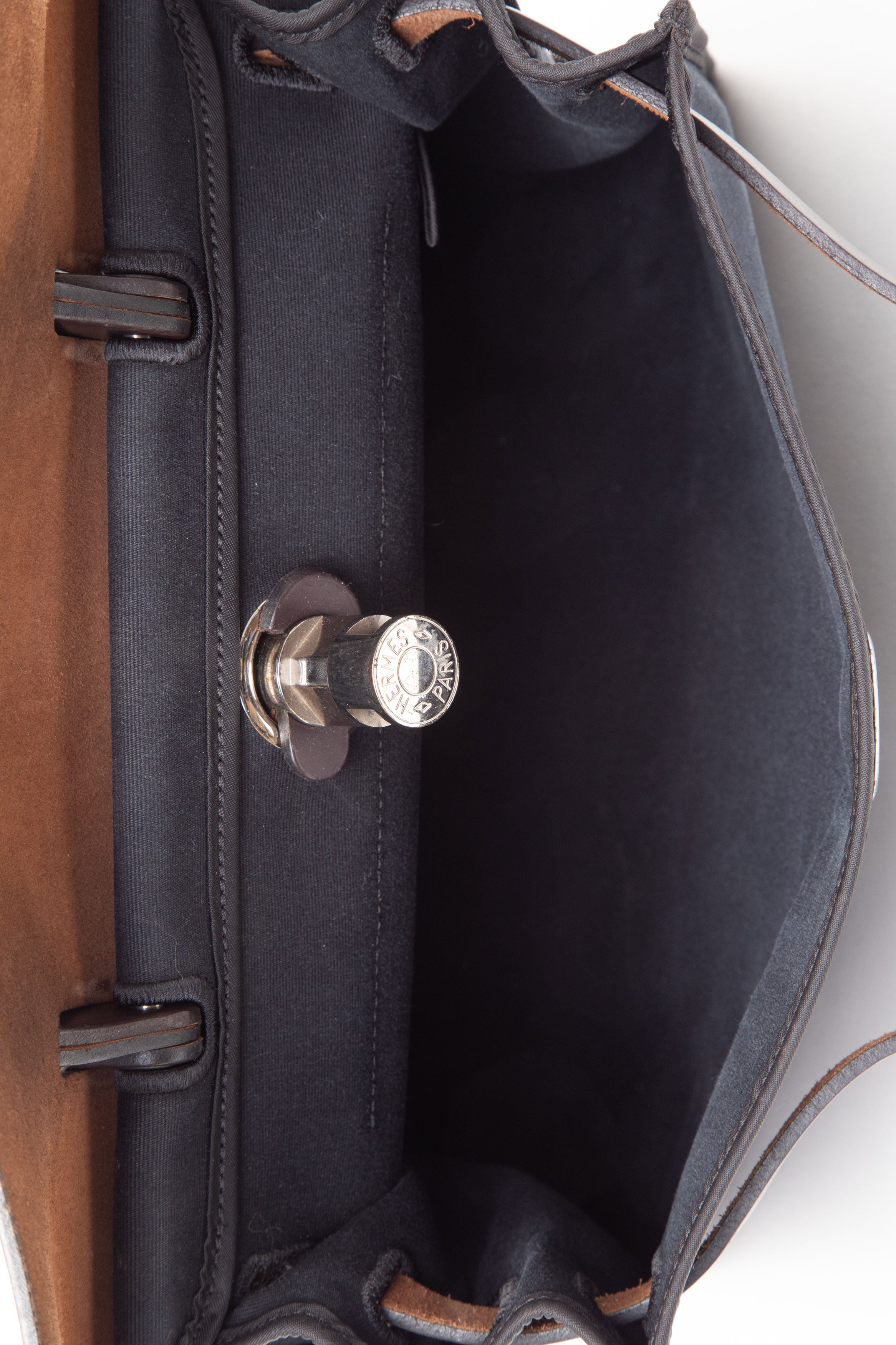 Hermes 2011 Black Canvas Herbag 31