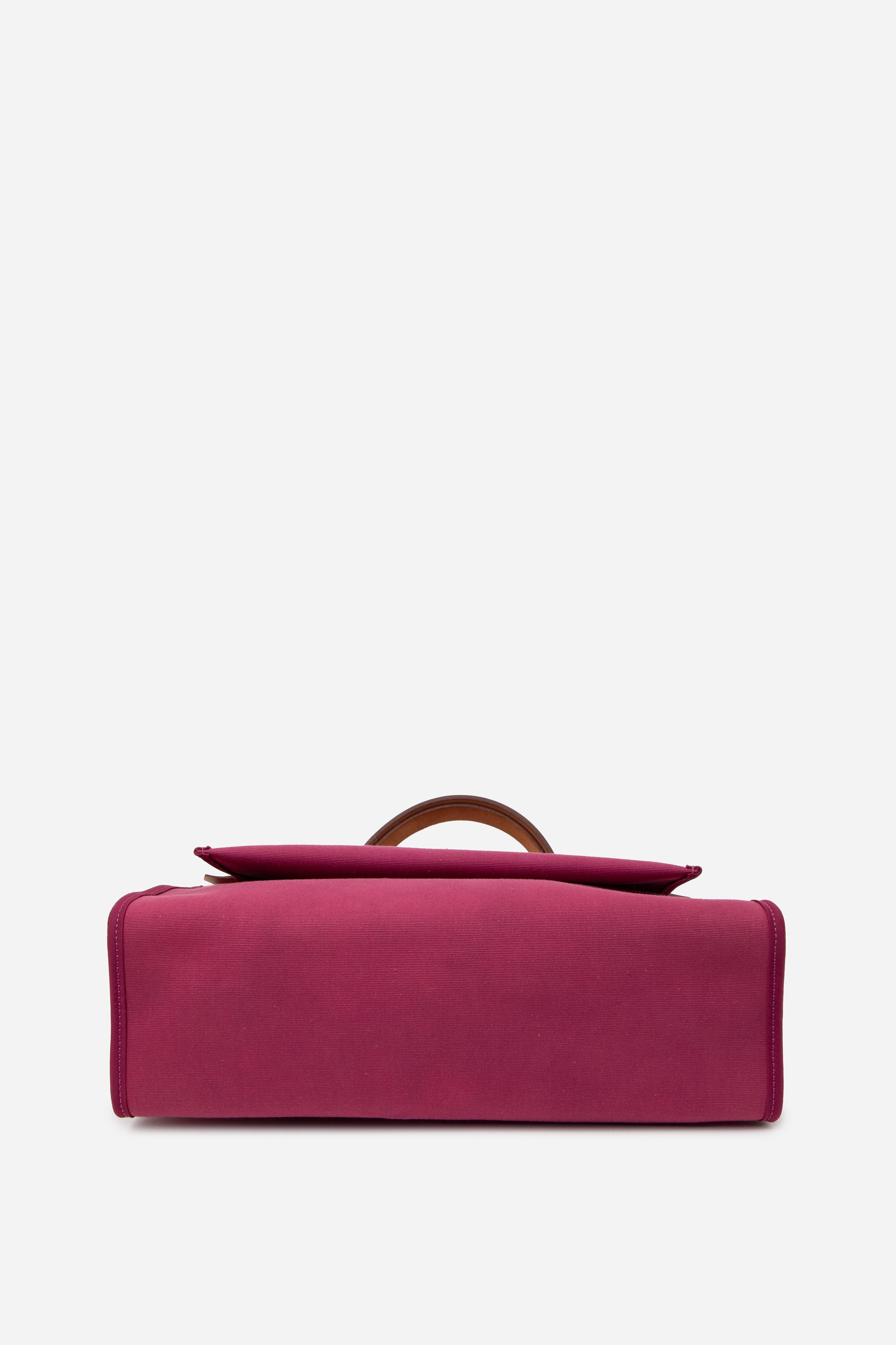 Hermès 2011 Pink Canvas Herbag 31