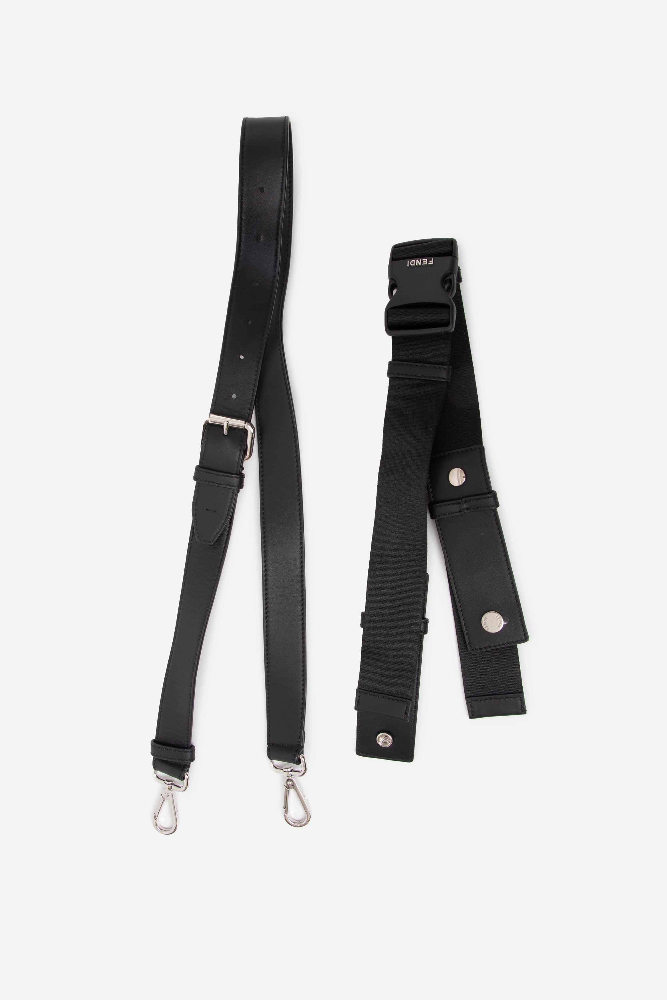 Fendi Brown Zucca Canvas Convertible Baguette Crossbody Bag