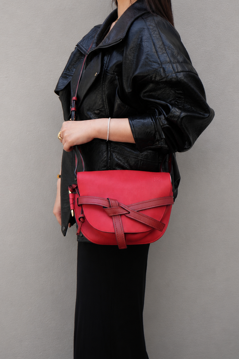 Loewe 2018 Multi-Color Small Gate Leather Crossbody Bag