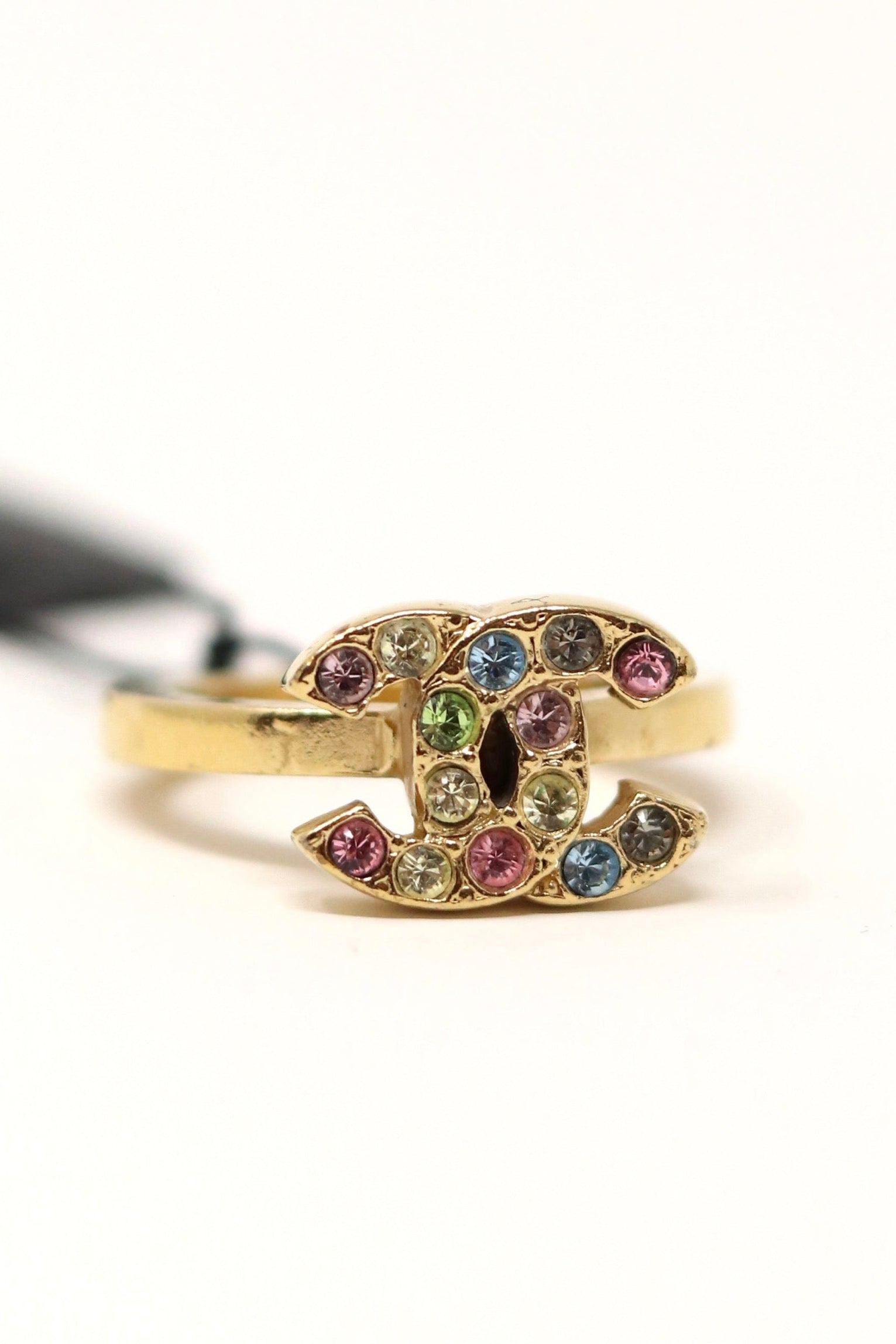 Pre-Owned Chanel Rhinestone Ring