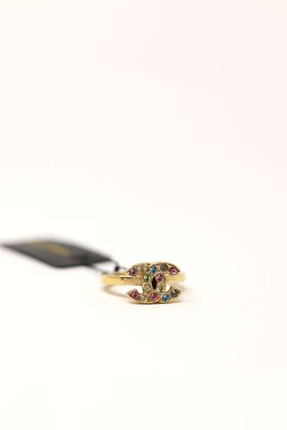 Pre-Owned Chanel Rhinestone Ring