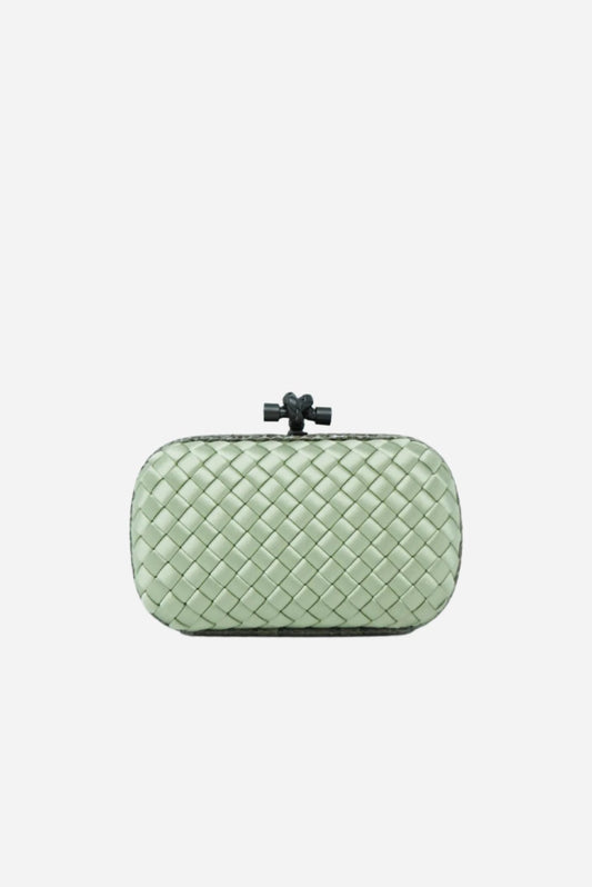 Bottega Veneta Intrecciato Knot Clutch