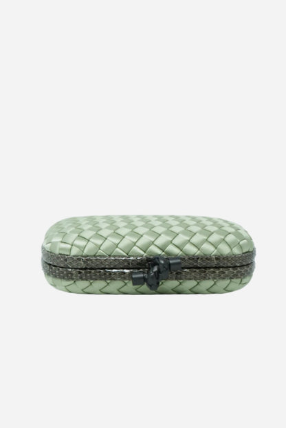 Bottega Veneta Intrecciato Knot Clutch