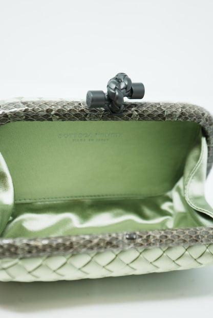 Bottega Veneta Intrecciato Knot Clutch