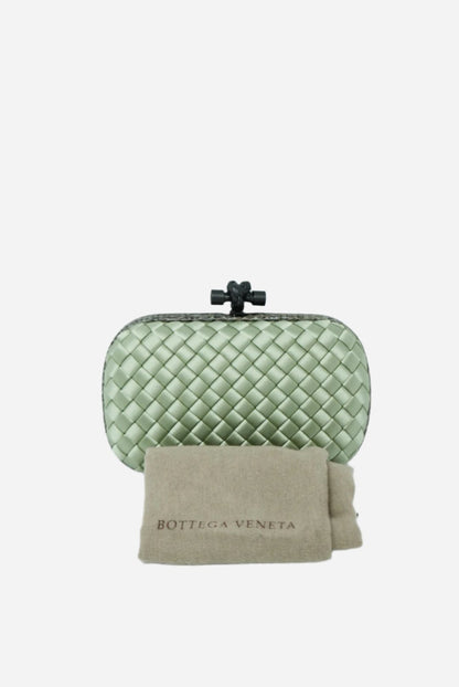 Bottega Veneta Intrecciato Knot Clutch