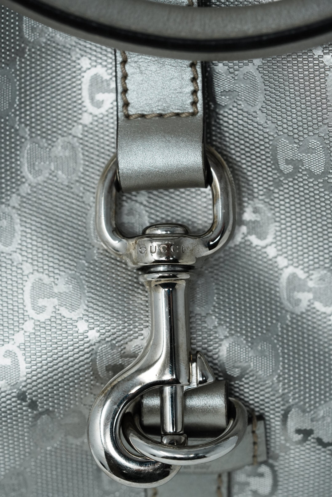 Gucci Imprime Silver GG Joy Shoulder Bag
